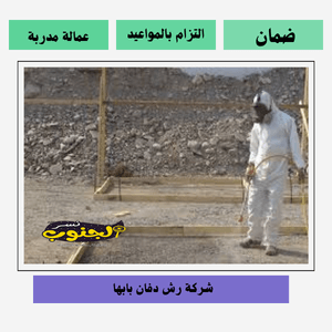 افضل شركة رش دفان بابها 